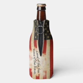 Enfriador De Botellas Refrigeradores de bebidas/Bandera estadounidense/T