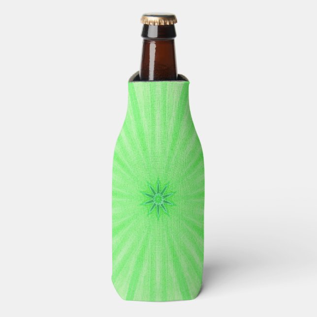 Enfriador De Botellas Refrigeradores de frascos de caleidoscopio verde g (Frente de la botella)
