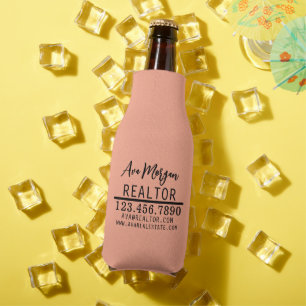Enfriador De Botellas Regalo Personalizado para Agente de Bienes Raíces