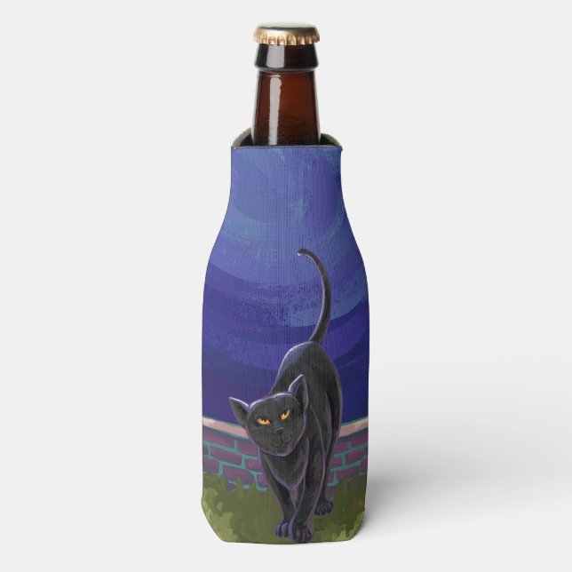 Enfriador De Botellas Regalos y accesorios para gatos negros (Frente de la botella)