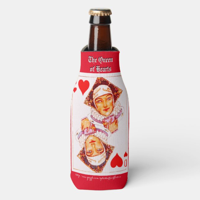 Enfriador De Botellas "Reina Tudor de los Corazones" (Frente de la botella)
