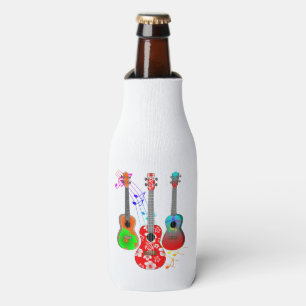 Enfriador De Botellas Reproductor de Ukulele Island Tropical