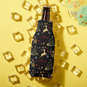 Enfriador De Botellas Resto dorado rojo, moro árbol de Navidad