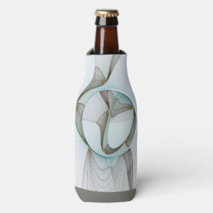 Enfriador De Botellas Resumen Elegancia dorada turquesa moderna