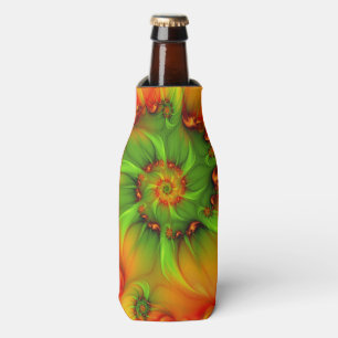 Enfriador De Botellas Resumen psicodélico colorido moderno Resumen arte 
