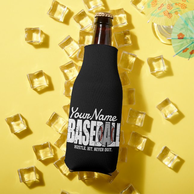 Enfriador De Botellas Retro Béisbol ADD NOMBRE Pinstripe Team Player (Verano in situ)