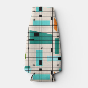 Enfriador De Botellas Retro Grid y Starburst Bottle Cooler