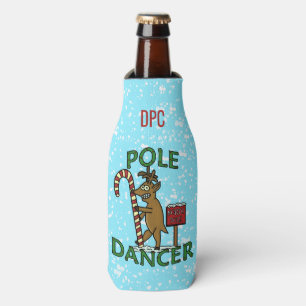 Enfriador De Botellas Retruécano divertido del reno del bailarín del