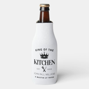 Enfriador De Botellas Rey de la cocina Crown Foodie Chef papá para hombr