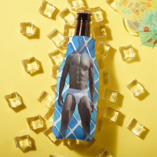 Enfriador De Botellas Ropa interior de SlipperyJoe's Man 6-pack de abdom