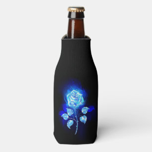 Enfriador De Botellas Rosa azul en llamas