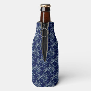 Enfriador De Botellas Rosas metalizado-06-BOTELLA azul oscuro