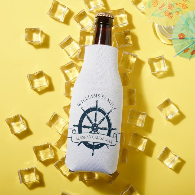 Enfriador De Botellas Rueda de crucero personalizado Nautical (Verano in situ)