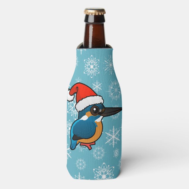 Enfriador De Botellas Santa Common Kingfisher (Frente de la botella)