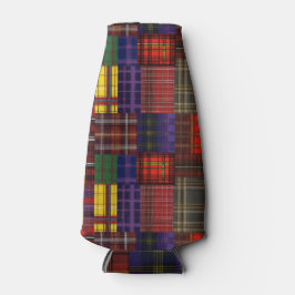 Enfriador De Botellas Scottish Tartan Patchwork