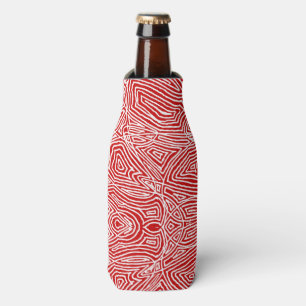 Enfriador De Botellas Scribbleprint rojo