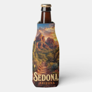 Enfriador De Botellas Sedona Arizona Atardecer Roca Roja Desierto Viaje