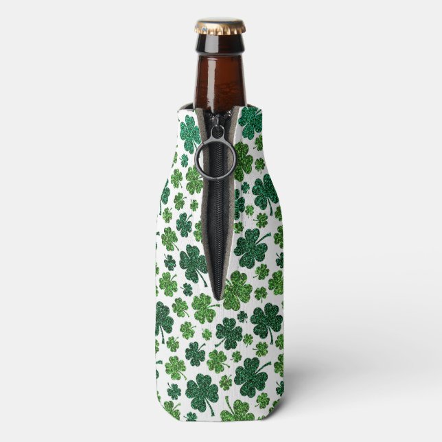 Enfriador De Botellas Shamrock Delight Pattern (Reverso de la botella)