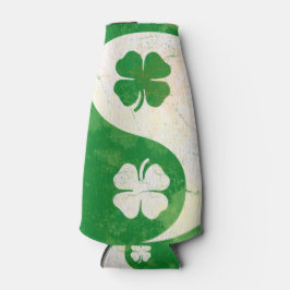 Enfriador De Botellas Shamrock irlandés Yin Yang