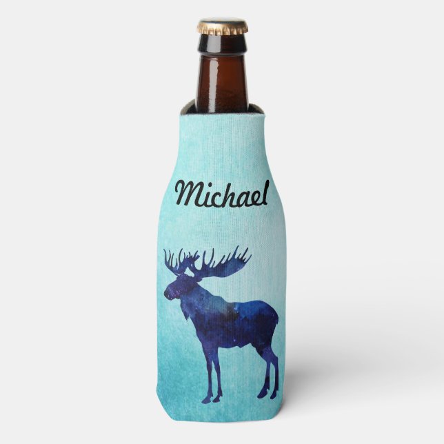 Enfriador De Botellas Silhouette Celestial Blue Moose (Frente de la botella)