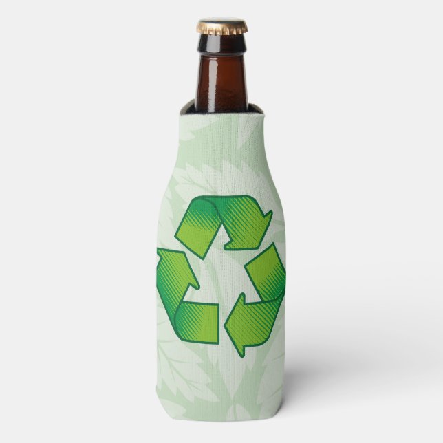 Enfriador De Botellas Símbolo de reciclaje (Frente de la botella)