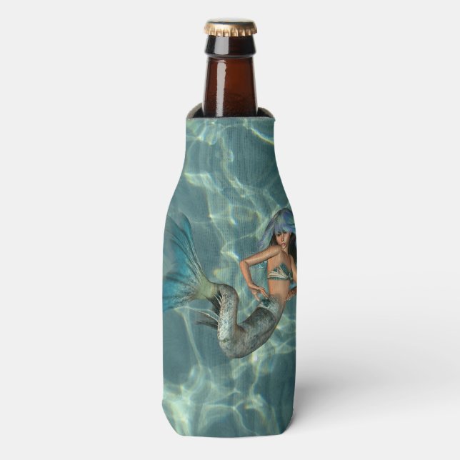 Enfriador De Botellas Sirena submarina (Frente de la botella)