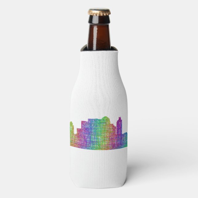 Enfriador De Botellas Skyline de Nashville (Frente de la botella)