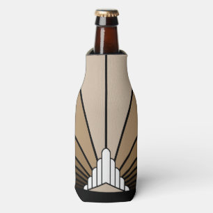 Enfriador De Botellas Sol Art Déco en bronceado