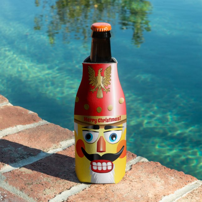 Enfriador De Botellas Soldado de Juguetes Nutcracker de Navidad (Piscina in situ)