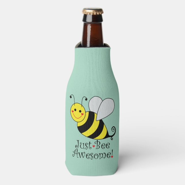 Enfriador De Botellas Sólo Bee Awesome Bumble Bee (Frente de la botella)