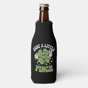 Enfriador De Botellas Solo un pequeño pellizco enfermera día de San Patr