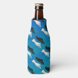 Enfriador De Botellas Sombra de pato azul