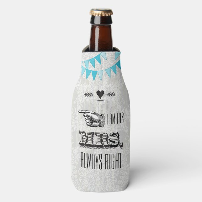 Enfriador De Botellas Soy Su Señora Siempre Correcta (Frente de la botella)