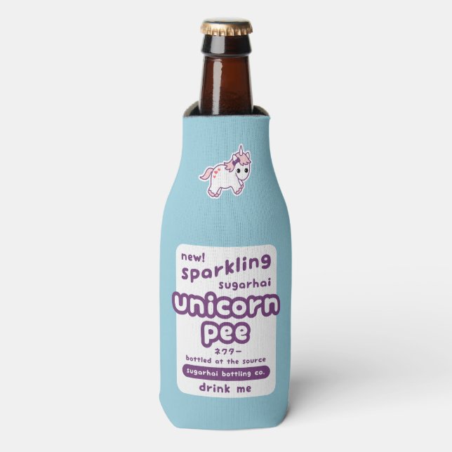 Enfriador De Botellas Sparkling Unicorn Pee (Frente de la botella)
