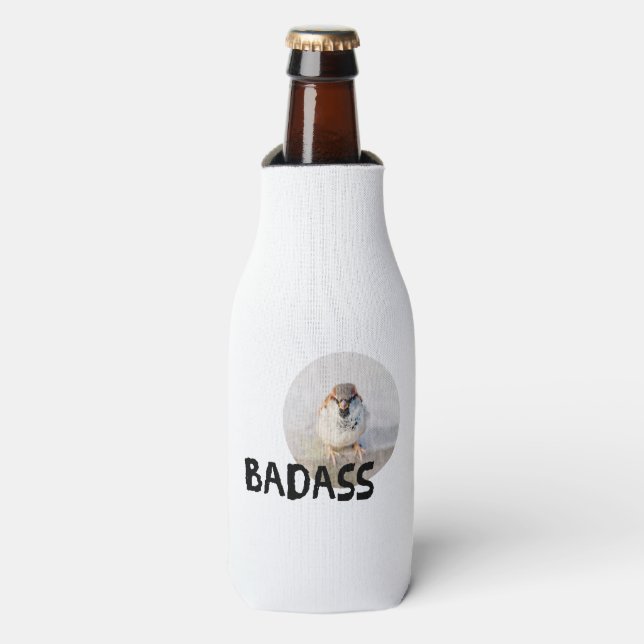 Enfriador De Botellas Sparrow - Badass (Frente de la botella)