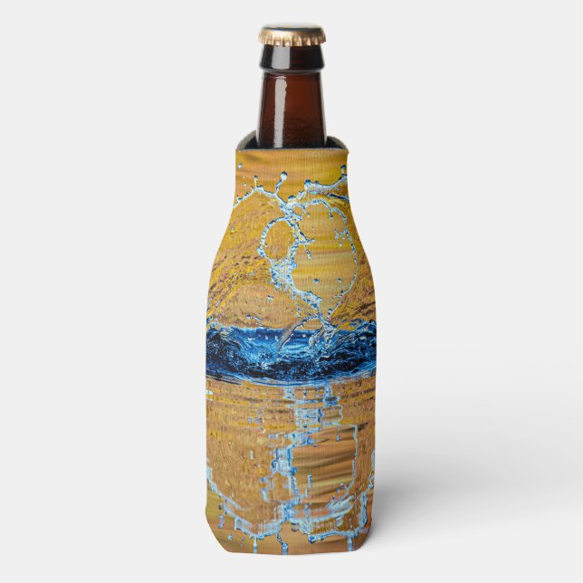 Enfriador De Botellas Splash en la noche de otoño (Frente de la botella)