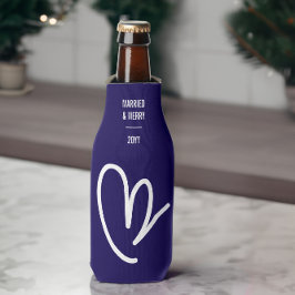 Enfriador De Botellas Sr. Personalizado Recién Viernes Texto Frasco Azul