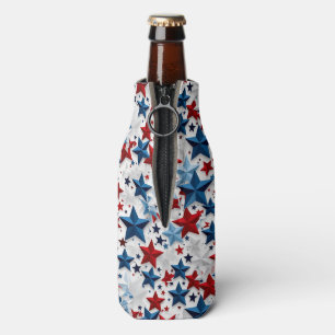 Enfriador De Botellas Starburst patriótico audaz