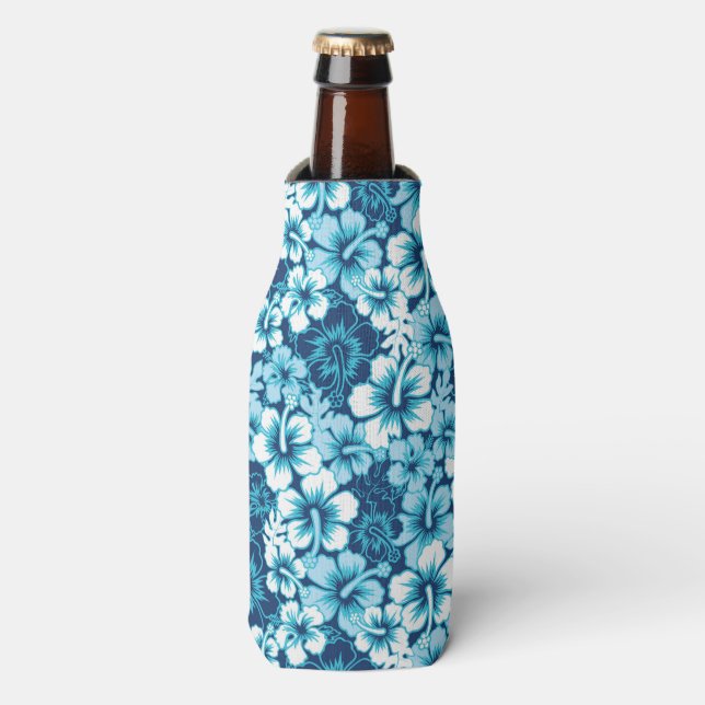 Enfriador De Botellas Surf Floral Hibiscus Pattern (Frente de la botella)