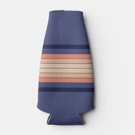 Enfriador De Botellas "Surfboard" Retro Blue y Peach Stried