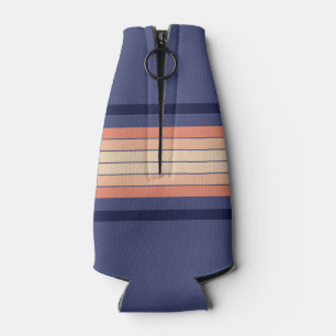 Enfriador De Botellas "Surfboard" Retro Blue y Peach Stried