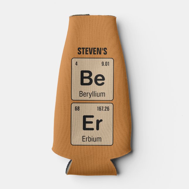 Enfriador De Botellas Tabla periódica de la cerveza Elements (Anverso)