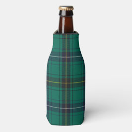 Enfriador De Botellas Tartan Clan Henderson Plaid Green Pattern