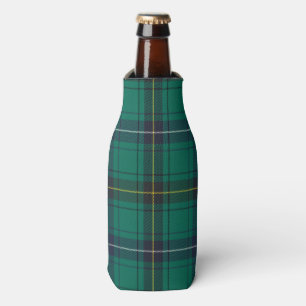 Enfriador De Botellas Tartan Clan Henderson Plaid Green Pattern