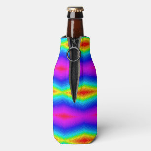 Enfriador De Botellas Tejido arcoiris