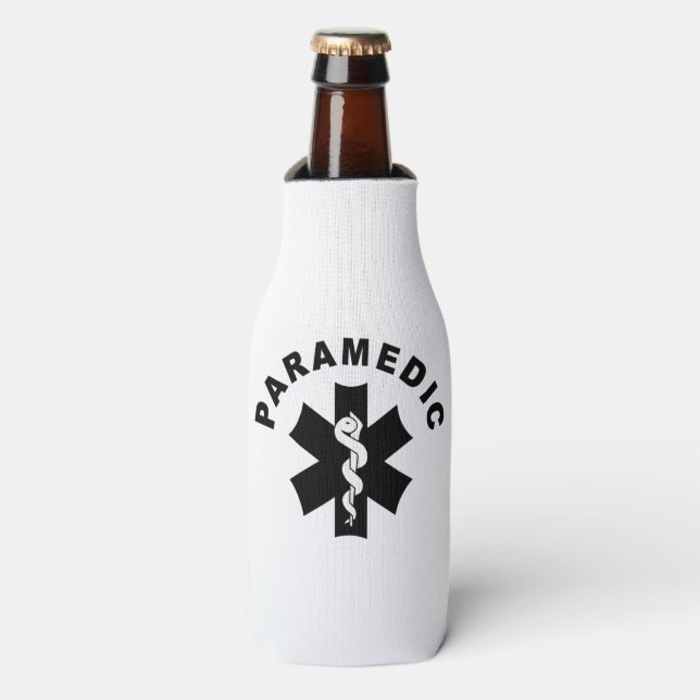 Enfriador De Botellas Tema paramédico (Frente de la botella)
