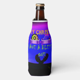 Enfriador De Botellas Ten una bendición Feliz Navidad - un festival digi
