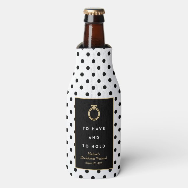 Enfriador De Botellas Tener y retener | Frasco de Bachelorette (Frente de la botella)