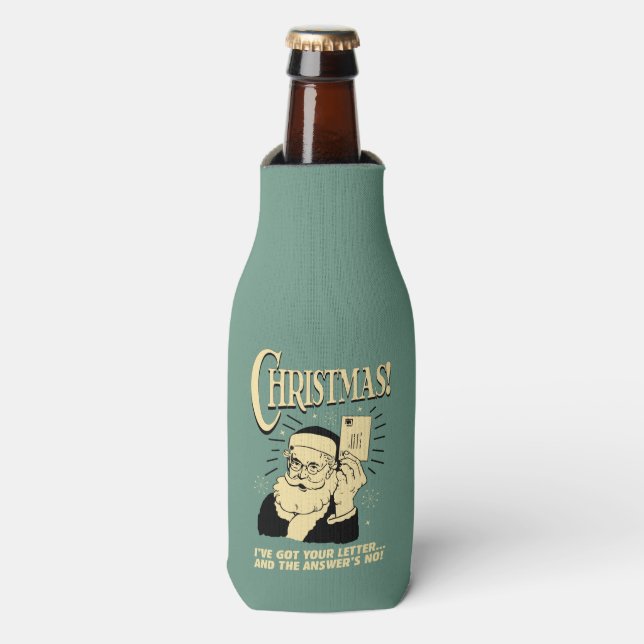 Enfriador De Botellas Tengo Tu Carta. La respuesta es no (Frente de la botella)