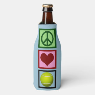 Enfriador De Botellas Tenis del amor de la paz